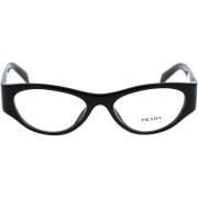 Prada Stiliga Glasögon för Män Black, Herr