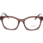 Prada Stiliga original receptglasögon för kvinnor Brown, Dam