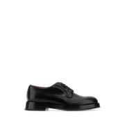 Santoni Business Shoes Black, Herr