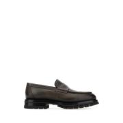 Santoni Loafers Gray, Herr