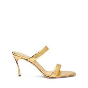 Casadei Heeled Mules Yellow, Dam