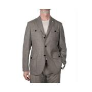 Luigi Bianchi Mantova Jackets Beige, Herr