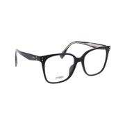 Fendi Originala Glasögon med 3-års Garanti Black, Unisex