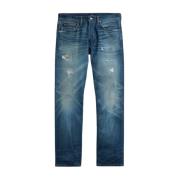 Ralph Lauren Straight Jeans Blue, Herr
