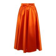 Patou Midi Skirts Orange, Dam