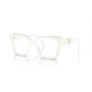Prada White Eyewear Frames Sunglasses White, Unisex