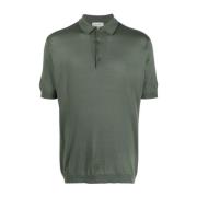John Smedley Polo Shirts Green, Herr