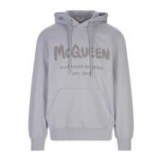 Alexander McQueen Sweatshirts Gray, Herr