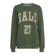 Ball Lyxig Sweatshirt Hunter Stil Green, Dam