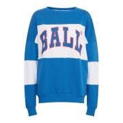 Ball Blå Sweatshirt med Cool Print Blue, Dam