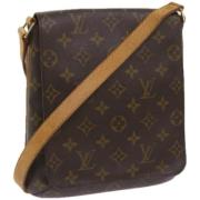 Louis Vuitton Vintage Pre-owned Canvas louis-vuitton-vskor Brown, Dam