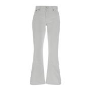 Valentino Flared Jeans för Kvinnor White, Dam