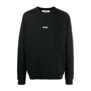Msgm Stilig Sweatshirt för Modern Man Black, Herr