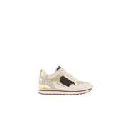 Michael Kors Brun och Guld Wilma Sneakers Beige, Dam