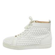 Christian Louboutin Pre-owned Pre-owned Laeder sneakers White, Herr