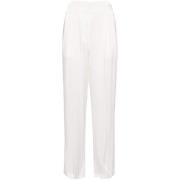 Genny Wide Trousers White, Dam