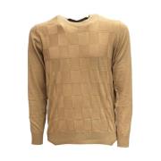 Liu Jo Round-neck Knitwear Beige, Herr