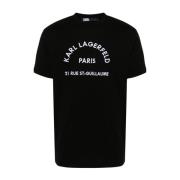 Karl Lagerfeld T-Shirts Black, Herr