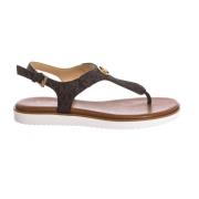 Michael Kors Platta sandaler Brown, Dam