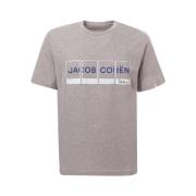 Jacob Cohën T-Shirts Gray, Herr