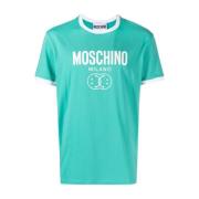 Moschino Designer T-shirts och Polos Green, Herr
