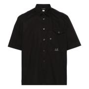 C.p. Company Short Sleeve Shirts Black, Herr