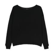 Roberto Collina Sweatshirts Black, Dam