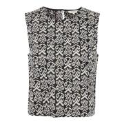 Part Two Sleeveless Tops Multicolor, Dam