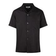 Maison Margiela Short Sleeve Shirts Black, Herr
