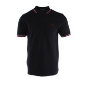 Fred Perry Polo Shirts Blue, Herr