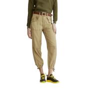 Polo Ralph Lauren Cropped Trousers Brown, Dam