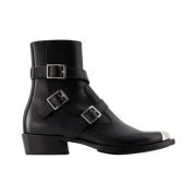 Alexander McQueen Ankle Boots Black, Herr