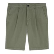 Paul & Shark 440 Oliva Linne Bermuda Shorts Green, Herr