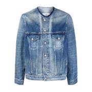 Maison Margiela Denim Jackets Blue, Herr