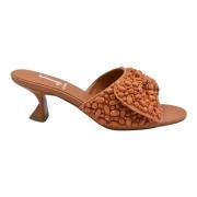 Jeannot Heeled Mules Brown, Dam