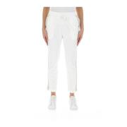 Liu Jo Cropped Trousers White, Dam