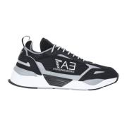 Emporio Armani EA7 Trendy Ace Runner Sneakers för Män Multicolor, Herr