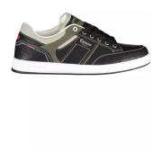 Carrera Svart Polyester Sneaker med Unik Print Black, Herr