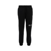 Givenchy Snygga svarta sweatpants med kontrasterande branding Black, D...