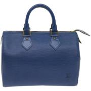 Louis Vuitton Vintage Pre-owned Laeder louis-vuitton-vskor Blue, Dam