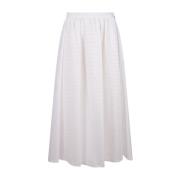 Msgm Midi Skirts White, Dam