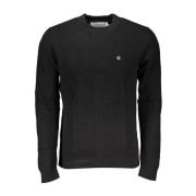 Calvin Klein Round-neck Knitwear Black, Herr