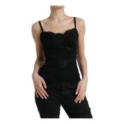 Dolce & Gabbana Sleeveless Tops Black, Dam