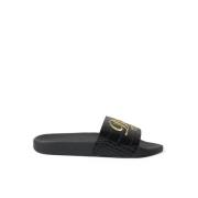 Dolce & Gabbana Flat Sandals Black, Dam