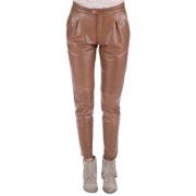 La Canadienne Trousers Beige, Dam