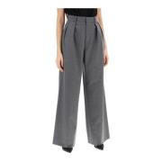 Wardrobe.nyc Wide Trousers Gray, Dam