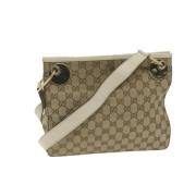 Gucci Vintage Pre-owned Canvas gucci-vskor Beige, Dam