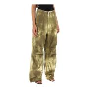 Darkpark Wide Trousers Green, Dam