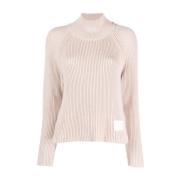 Ami Paris Puder Turtleneck Sweater Pink, Dam