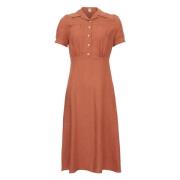 Ines De La Fressange Paris Dresses Orange, Dam